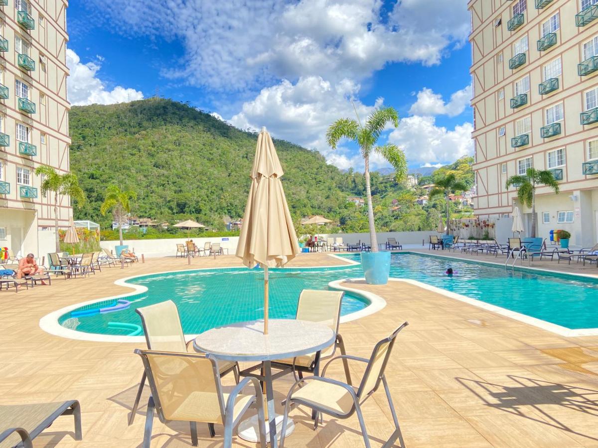 Apartamento Flat 217 Granja Brasil - Com Piscina Em Itaipava Petrópolis Exterior foto