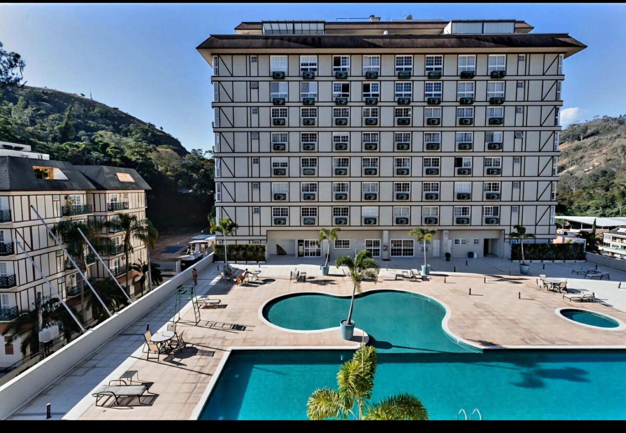 Apartamento Flat 217 Granja Brasil - Com Piscina Em Itaipava Petrópolis Exterior foto